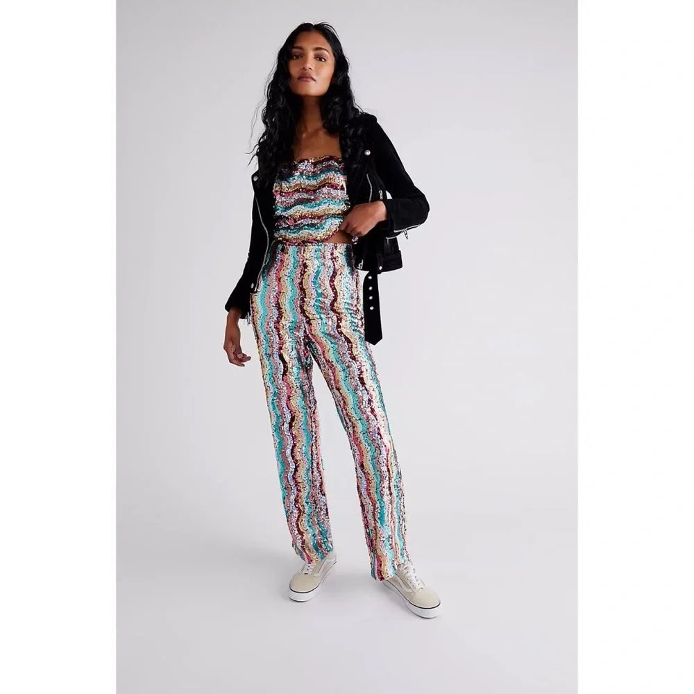 Free People Disco Flare Pants